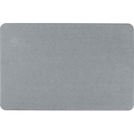 WENKO Badematte Simi Grau, 60 x 39 cm, Badvorleger, Badmatte, Grau, Diatomeenerde grau (1/5)