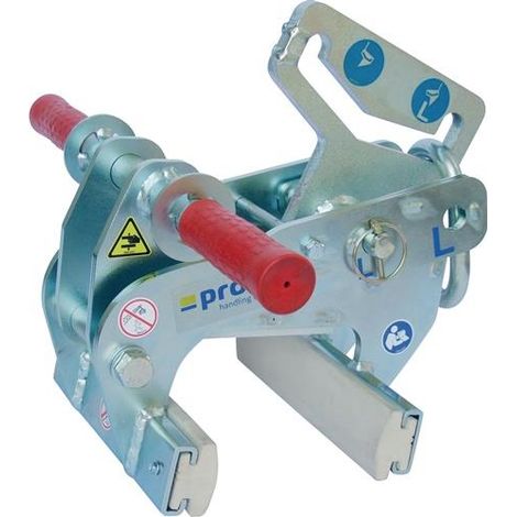 Pince à œillets WEZ-06, ouverture 116-120 mm, capacité de levage 600 kg, zinc (1/3)