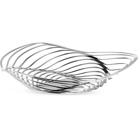 ALESSI ACO01, Trinity Mitteltisch, Edelstahl, Silber, 1 cm