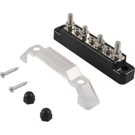 Bloque de distribución de energía 4x espárragos M6 3x tornillos Compatible con camiones de carretera