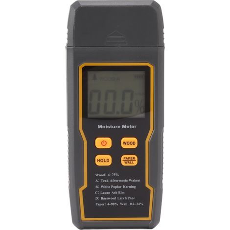 Multifunctional moisture meter, 4-mode digital meter with LCD screen for wood wall building materials (1/5)
