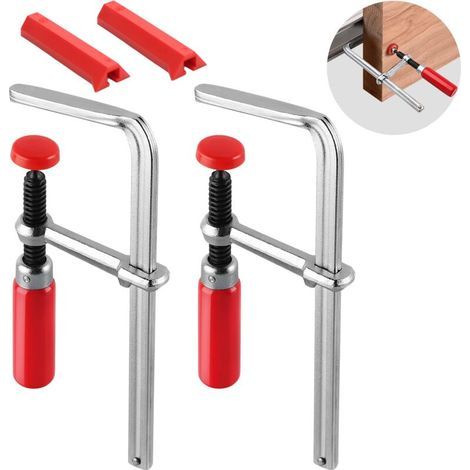 2-piece guide rail clamp – 160mm opening – 220kg clamping force – Compatible with saw rail systems (1/5)