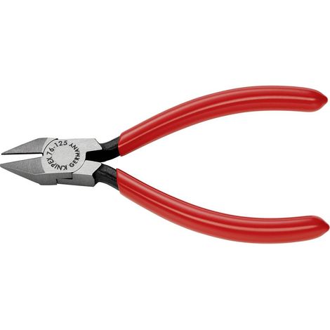 Knipex 76 81 125 Elettronica e meccanica di precisione Tronchese laterale con sfaccettatura 125 mm