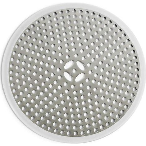 Crépine de douche avec attrape-cheveux, protection pour lavabo, poignée en acier inoxydable, crépine de cabine de douche
