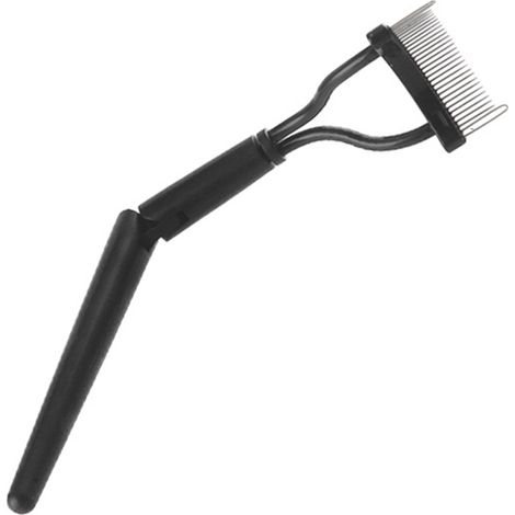 Peigne à Cils 3 Pièces en Acier Inoxydable, Brosse à Sourcils Pliable et Démêlante (1/2)