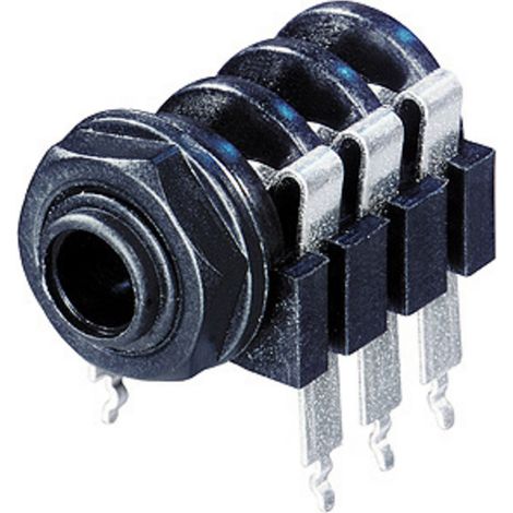 Rean AV NYS218 Jack 6.35 mm Femelle Nombre de pôles: 3 1 pc(s)