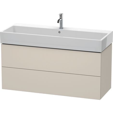 Duravit L-Cube bâti-support lavabo suspendu, 2 tiroirs,
