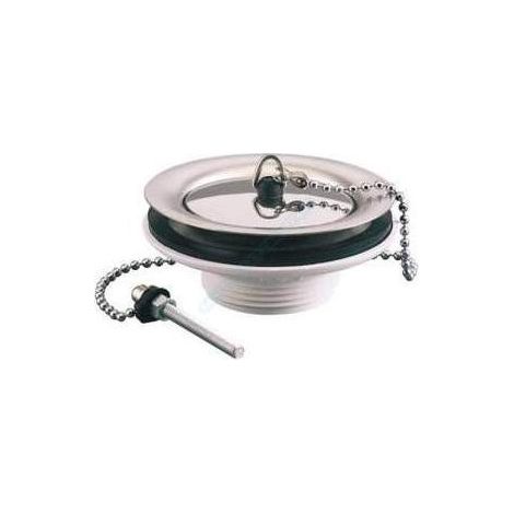 Desagüe para fregadero de gres PVC con tapón