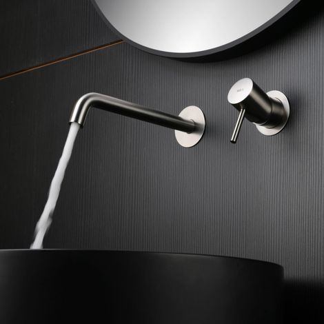 IMEX - Grifo Lavabo Empotrado Níquel Serie Monza (1/5)