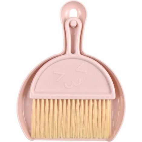 Pelle et Balayette en Plastique,Mini Pelle poussière et Ensemble de Brosse,Petit Outil de Nettoyage de Bureau de Balai,Petit Balai (1/3)