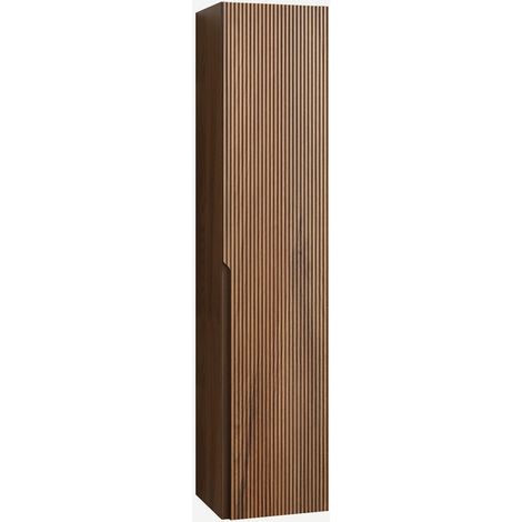 Platzsparende, reversible Hänge-Badewannensäule Venere 160 - Dunkelbraun