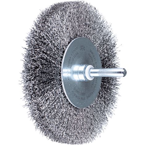 PFERD TOOLS Rundbürste ungezopft RBU Ø100x15 mm Schaft-Ø6 mm Stahl-Draht-Ø0,20 10 Stk