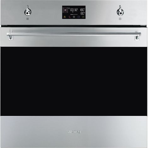 Smeg Classic Classica Forno SO6302S3PX Acciaio Inox. Dimensione del forno: Media, Tipo di forno: Forno elettrico, Capacità interna forno totale: 68 L. Posizionamento dell'apparecchio: Da incasso, C... (1/4)