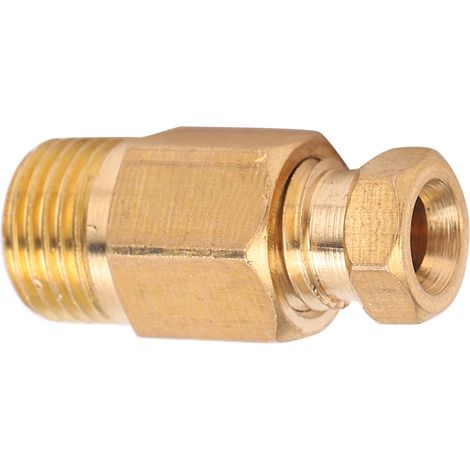Raccord Droit en Laiton pour Tuyaux Nylon, Cuivre, Aluminium - Adaptateur PD418