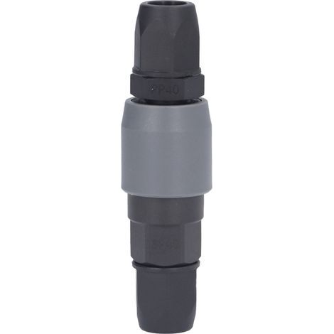 10 pièces raccords pneumatiques de type C en plastique et acier autobloquants Tube PU connecteur rapide accessoires de compresseurs (SP40 + PP40 12x8mm filetage 1/2in) (1/5)