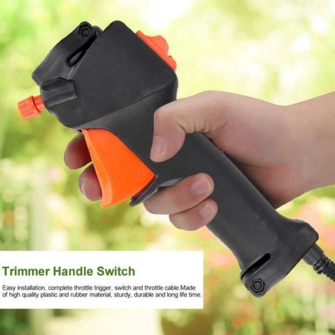 Interrupteur De Poignée - Cable D Accelerateur - Pour Debroussailleuse Strimmer - 136 5 Cm - 223 G (1/4)