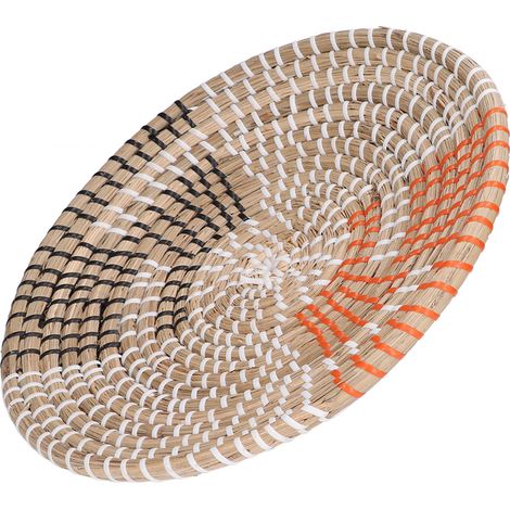 Panier Tressé Décor Mur Résistant Pratique Élégant Ornement Maison DIY Créatif (1/5)