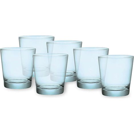 Bormioli Rocco Vc6kf Confezione 6 Bicchieri Sestriere Azzurro 24cl