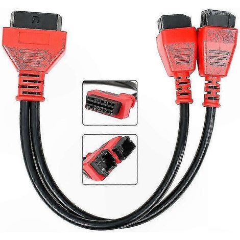 Câble adaptateur pour outils de diagnostic automobile avec compatibilité de connexion 12+8 broches (1/5)