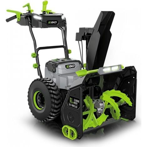 Ego Power+ – Fraise à neige électrique sur batterie 61 cm – Technologie PEAKPOWER – Projection jusqu'à 13 mètres – 2 moteurs indépendants – Goulotte multidirectionnelle - SNT2400E