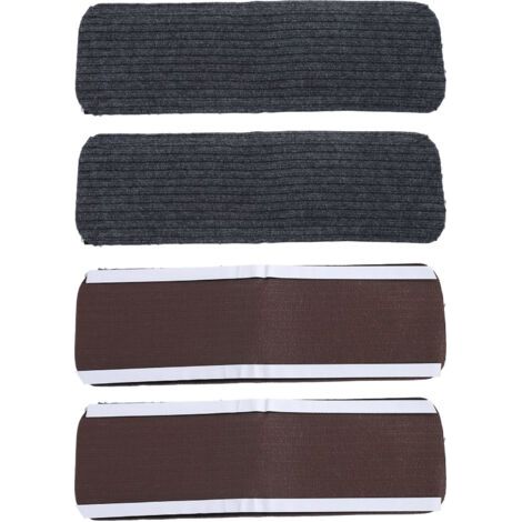 Acouto Lot de 4 Tapis de Couverture D'escalier pour Camping-Car, Antidérapants, Imperméables, à Séchage Rapide, avec Bande Réfléchissante pour Camping-Car, Caravane à Moteur,. (1/5)