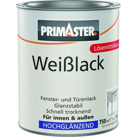 Primaster Weißlack hochglänzend 750 ml weiß