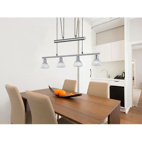 Schicke 24W LED Pendel Hänge Leuchte Büro höhenverstellbar Licht TRIO 371010407 (1/5)