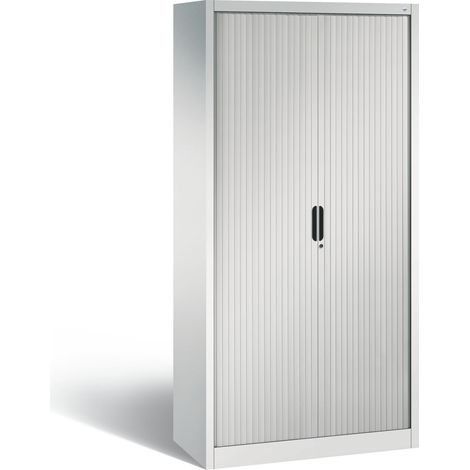 Rollladenschrank H1980xB1000xT420mm lichtgrau 4Fachböden C+P (1/5)