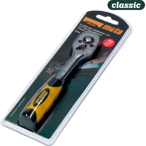 Clé à Cliquet 1/4'' Mota Mécanisme 45 Dents Robuste - Mota Herramientas (1/2)
