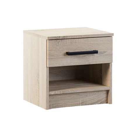 Hayato - table de chevet - effet bois - 40 cm (1/3)