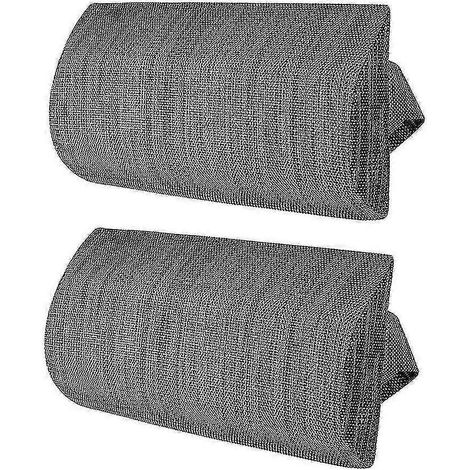 Appui-tête réglable pour fauteuil inclinable, coussin cervical ergonomique compatible avec chaises, fauteuils inclinables, fauteuils de jardin, noir et gris. (1/5)