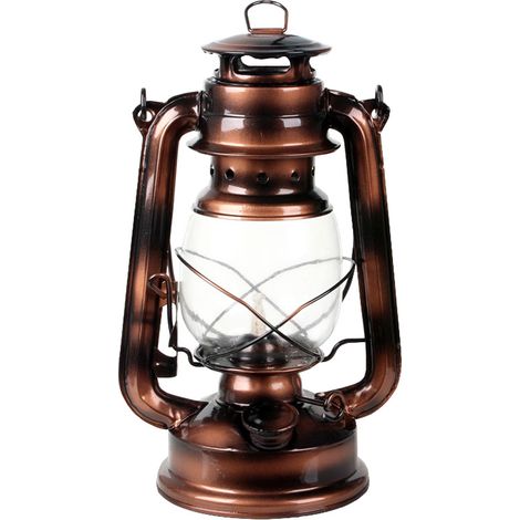 Storm Lamp—Retro Portable Camping Gas Lamp Mood Lamp Outdoor Horse Lantern Kerosene-24x15x11.3cm (1/4)
