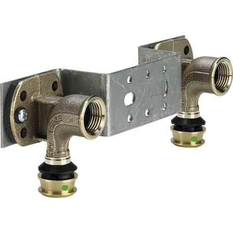 Viega unité de montage Raxofix, d 16mm, Rp 1/2, entraxe 150 acier galvanisé modèle 5321.81, 684020