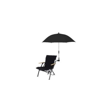 Stuhlschirm mit Universalklemme und Clip, 360° verstellbarer Strandschirm – schwarz (1/5)