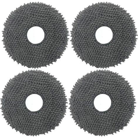 Compatible with the Roborock P10 robot vacuum cleaner, microfiber cleaning cloth, replacement cleaning accessories, for household cleaning (set of 4)--DTEKGAZ