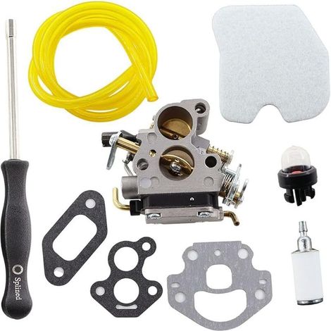 Carburateur avec filtre à air tournevis pour tronçonneuse McCulloch CS340 CS380 CS 340 380, Jonsered CS 2234 2238, Red Max GZ 380 (1/5)