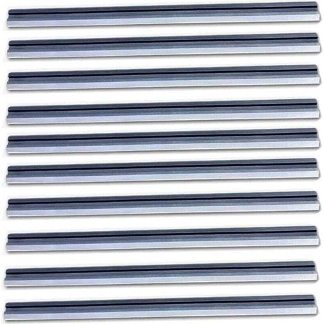 3-1/4 inch planer blades, 10-pack of 82mm replacement planer blades for Bosch, Makita, DeWalt, Wen 6530, Ryobi, Craftsman and other portable planers (HSS)