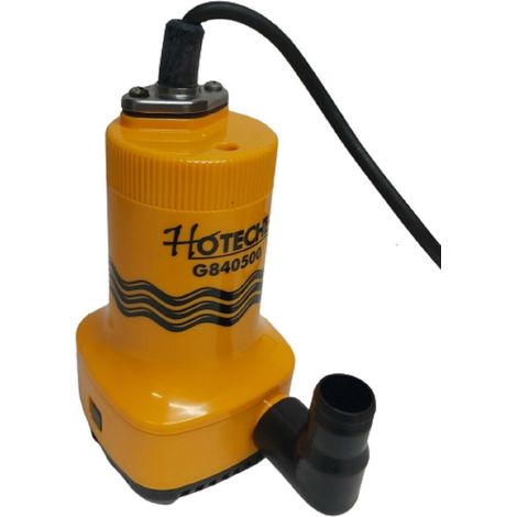 POMPA DI SENTINA ELETTROPOMPA SOMMERSA 12V 50W ACQUE CHIARE 70L/MIN RACCORDO 25 MM 060HO
