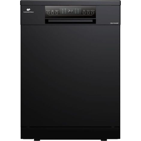 Continental Edison – Lave-vaisselle pose-libre CELV1544IBP – 15 couverts – Technologie Inverter – 60 cm – 42 dB – Noir mat