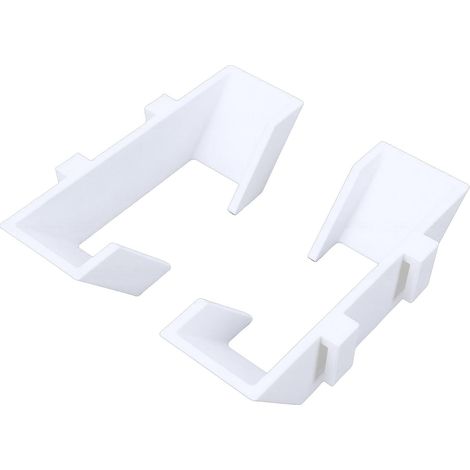 Support Mural pour Raquette de Tennis – Lot de 2 Crochets de Clôture Antidérapants pour Le Rangement des Terrains de Sport en Plein Air, Support de Raquette en Plastique Compatible avec la (1/5)