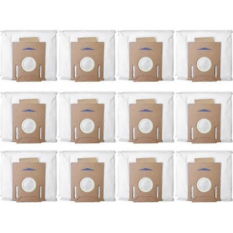 Confezione da 12 sacchetti per robot aspirapolvere DEEBOT OZMO T8, T8 Max, serie T8, serie T9, N8 Pro Plus e N8 Pro. - AquaForge (1/5)