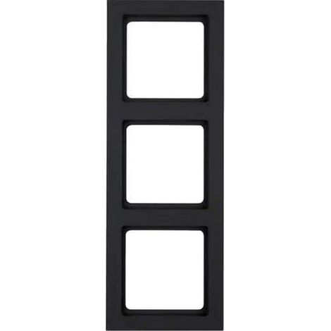 Plaque de finition Berker q.3 plastique anthracite 8.2x10 cm