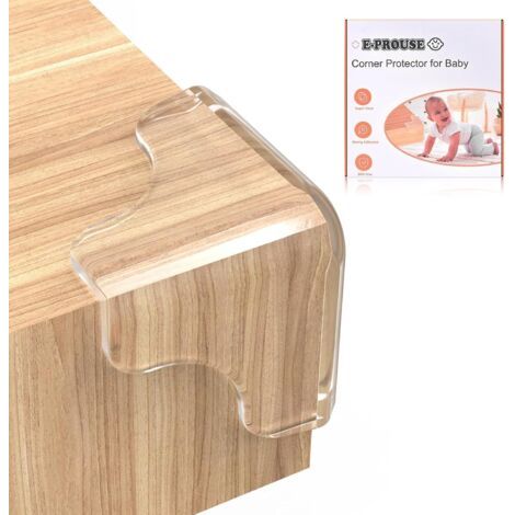 8PCS Coin de Table Protection Bebe, Protection Coin de Table Transparent,Protecteur d'angle de Meuble avec Une Forte adhérence (1/5)