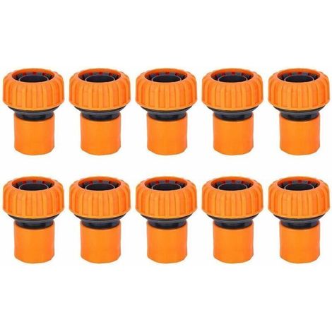 10 conectores de plástico de liberación rápida para mangueras de jardín, kit de accesorios de liberación rápida para mangueras de jardín, adaptadores y conexiones para mangueras de riego - Crezuo