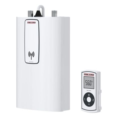 Stiebel Eltron DCE 11/13 RC Kompakt-Durchlauferhitzer 230771 elektronisch, mit Fernbedienung, Untertischgerät, Küche, 400 V, Energieklasse A