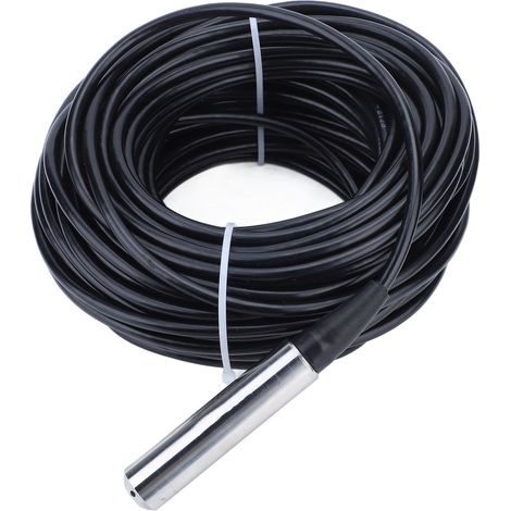 Capteur de niveau de liquide 4-20 mA, transmetteur de niveau d'eau haute précision en acier inoxydable avec câble étanche de 33 m pour réservoir (1/5)