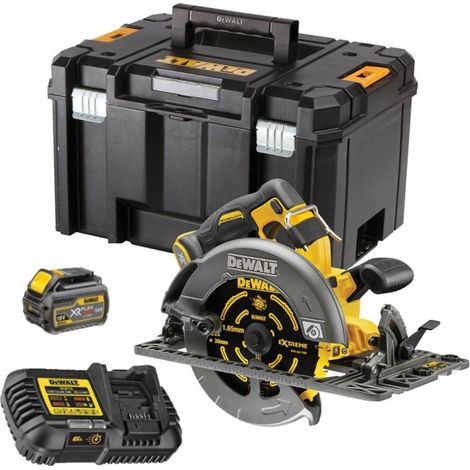 Dewalt – Scie circulaire DCS579T1 54V Brushless Ø190mm – 1x6.0Ah FlexVolt – Profondeur de coupe 61mm – Chargeur inclus – Coffret T-STAK - DCS579T1-QW