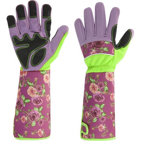Gants de jardin longs, gants de jardinage anti-épines pour femmes (1/5)