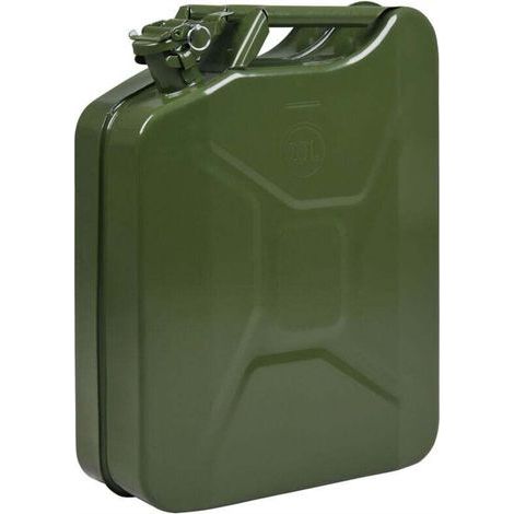 20L metal jerrycan, UN approved, for transporting and storing liquids such as diesel, oil, car, and motorcycle. (1/5)