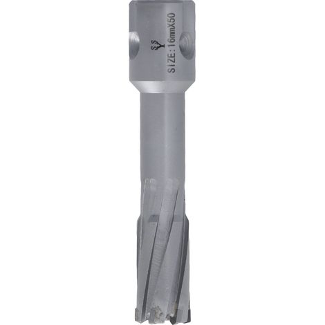 Foret à noyau annulaire 50mm de profondeur, coupe précise et efficace en carbure 40CR creux 16mm/0,63 pouces
